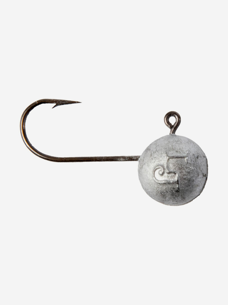 Джиг-головка Lucky John Ball MJ Micro Head весом 4.0г с крючком 001 на хищную рыбу, набор 25шт