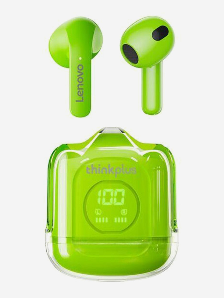 Беспроводные наушники Lenovo XT65 True Wireless Earbuds Зеленые