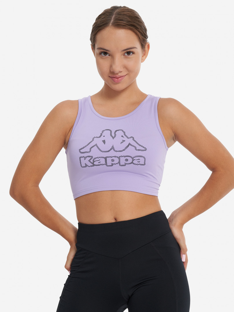 Спортивный топ бра для девочек Kappa 30993020299 Фиолетовый, размер 158, 164,122, 128,134, 140,146, 152, фото 2