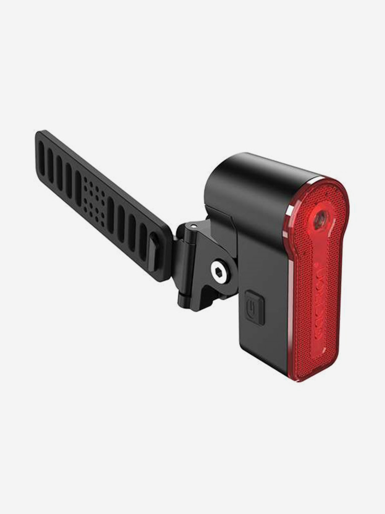 Умный задний велофонарь с лазером и датчиком торможения GACIRON W03A, 30 люмен, цвет черный