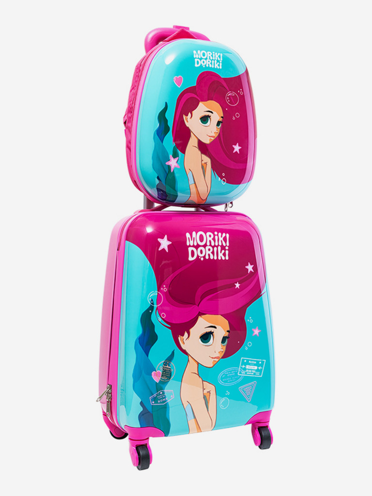 Набор для путешествий детский для девочки MORIKI DORIKI (чемодан и рюкзак) Lana Travel Set, 2 предмета