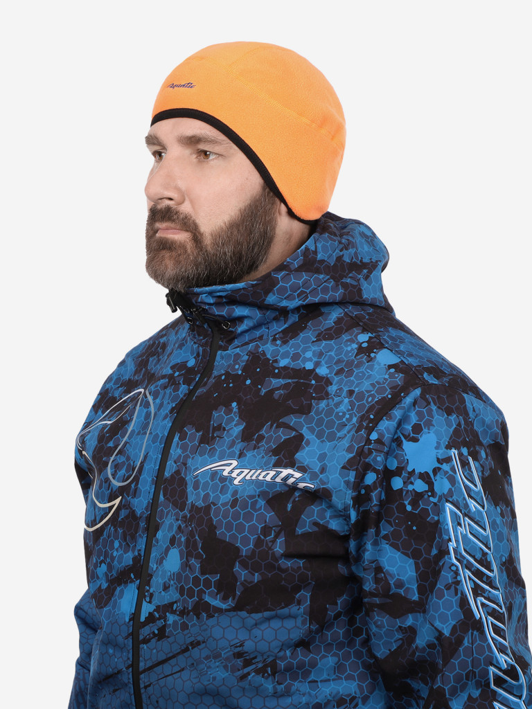 Шапка теплая softshell с флисом Aquatic Шф-09