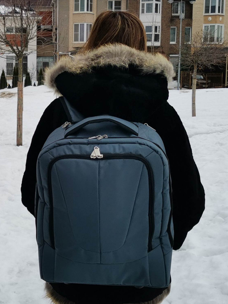 Чемодан-рюкзак-POLAR-P7102-RED