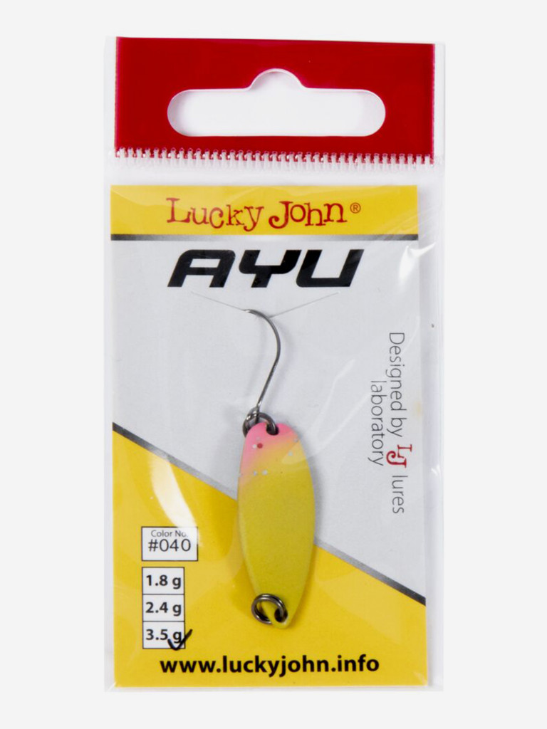Блесна колеблющаяся Lucky John TR AYU, длина 31мм, вес 3.5г