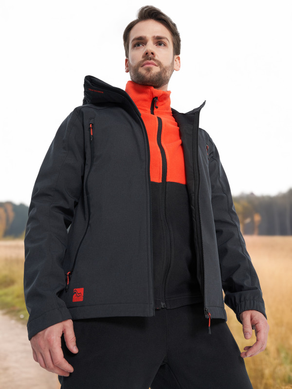 Куртка софтшелл мужская Northland арт. 140583 черный цвет — купить за 8999 руб., отзывы в интернет-магазине Спортмастер