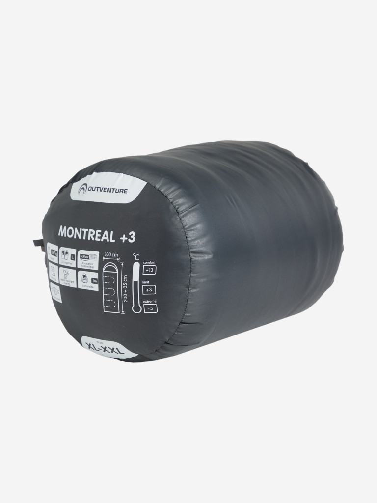 Спальный мешок Outventure Montreal +3 левосторонний