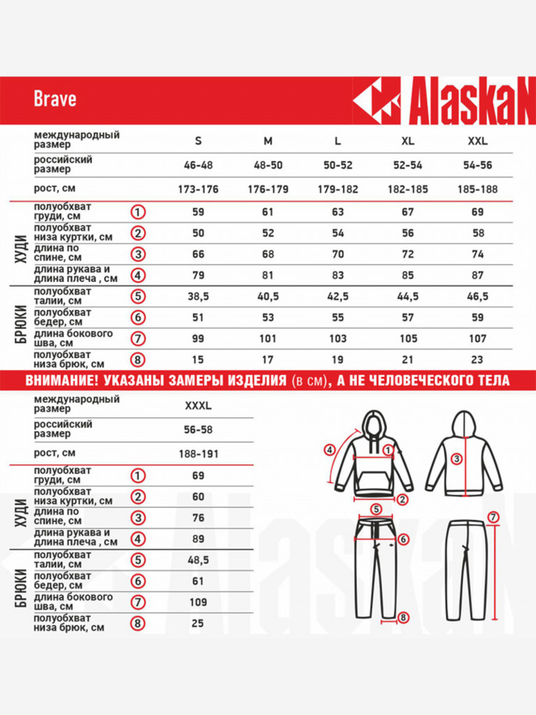Костюм флисовый мужской Alaskan Brave для рыбалки и охоты