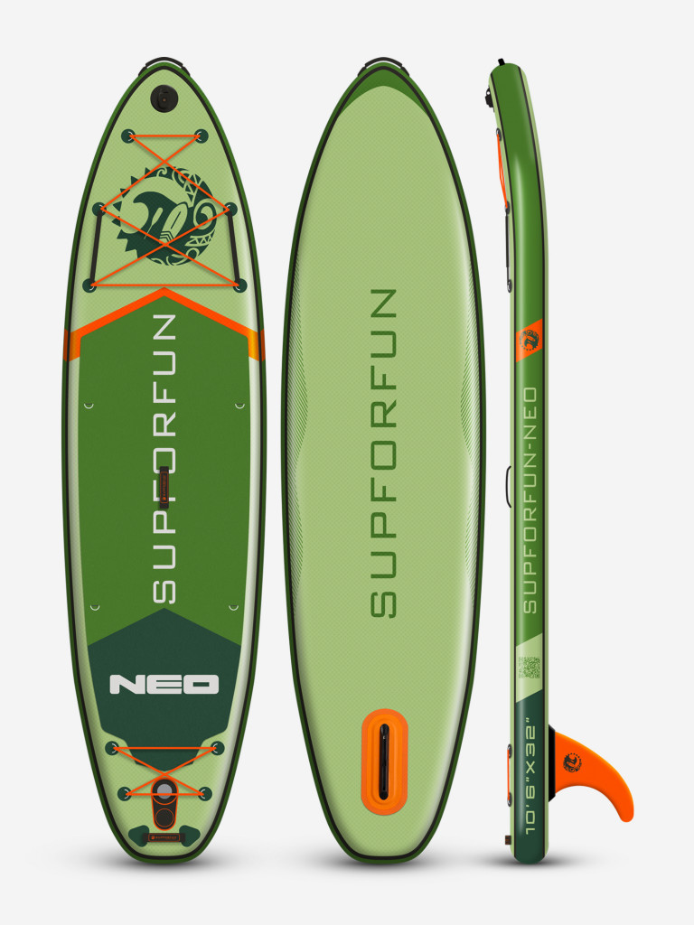 Cап борд надувной SUPFORFUN NEO 10.6 320х81х15 в максимальной комплектации.