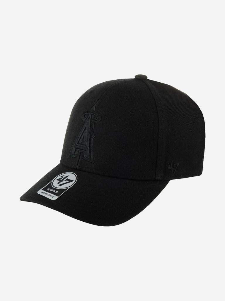 Бейсболка 47 BRAND B-MVP04WBV-BKB Los Angeles Angels MLB (черный)
