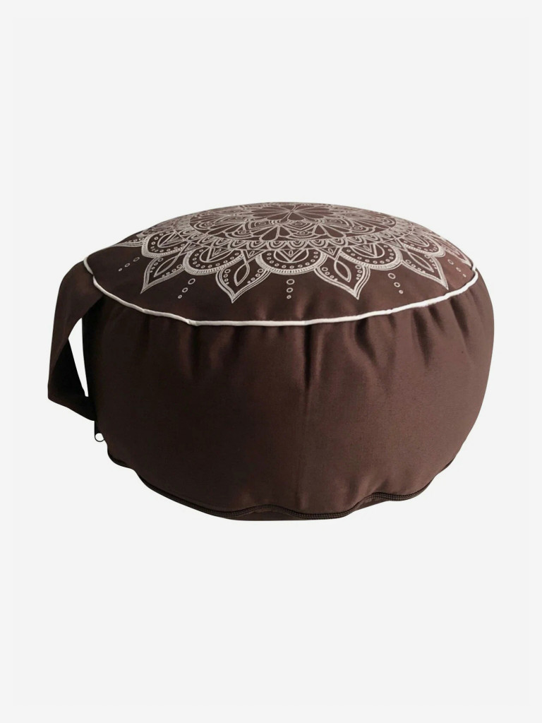 Подушка для медитации Мандала Рамайога 2.5 коричневый