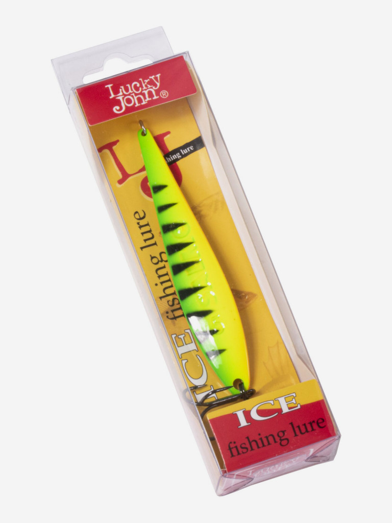 Блесна вертикальная Lucky John зимняя S-5 с тройником, вес 17 г