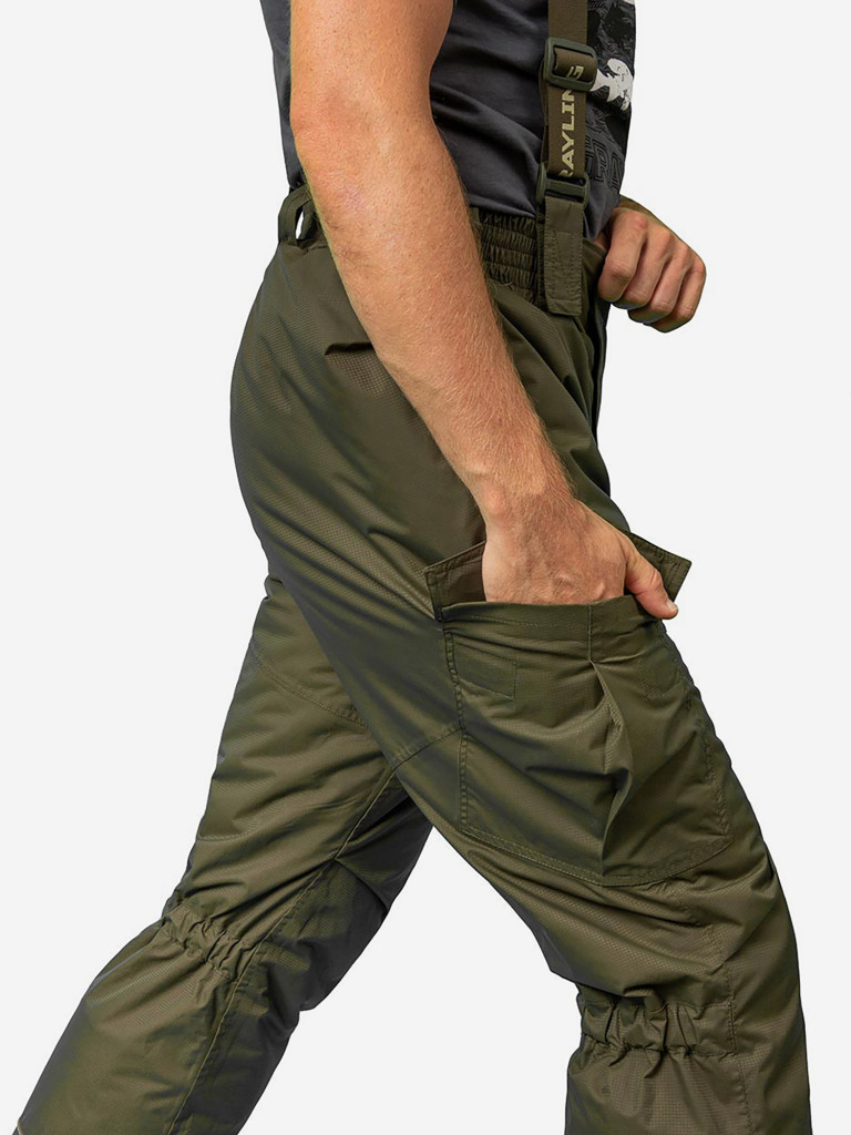 Костюм для рыбалки мужской GRAYLING, скат демисезонный -15, хаки