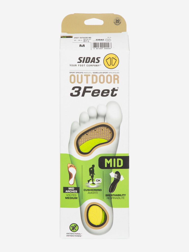 Стельки Sidas 3Feet Outdoor Mid