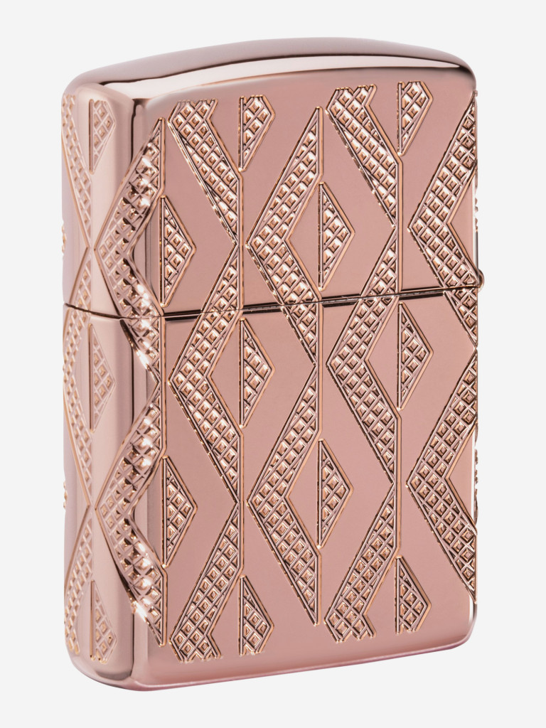 Зажигалка бензиновая ZIPPO 49702 Armor Geometric Diamond Pattern