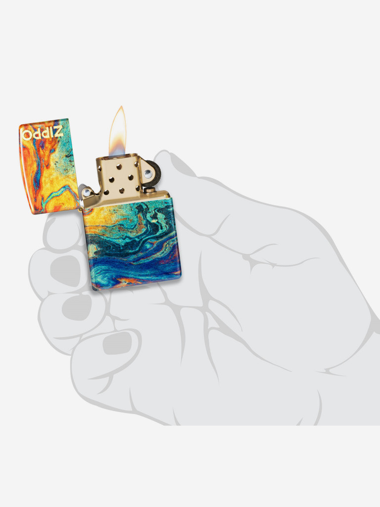 Зажигалка бензиновая ZIPPO 48778 Colorful Logo