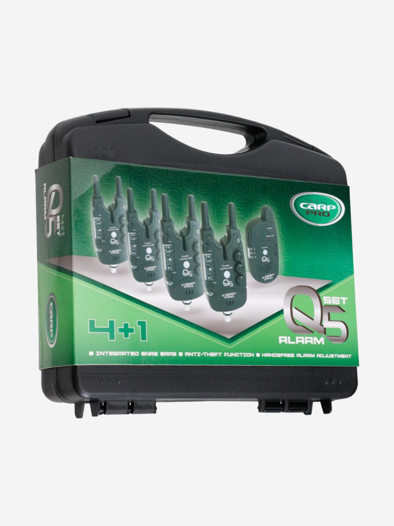 Набор сигнализаторов поклевки CARP PRO Q5 4+1 электронный