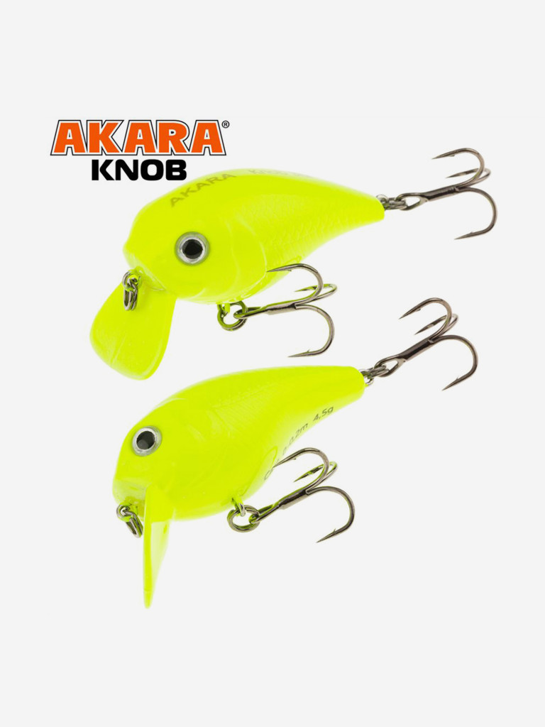 Воблер Akara Knob 38F кренк плавающий на голавля, язя, форель 4,5гр A-223