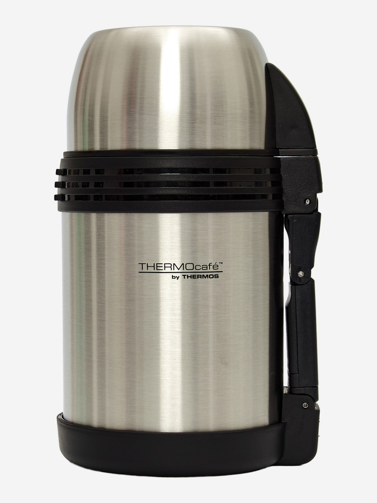 Термос для чая 1 литр THERMOS для еды, напитков, с широким и узким горлом, 2 кружки