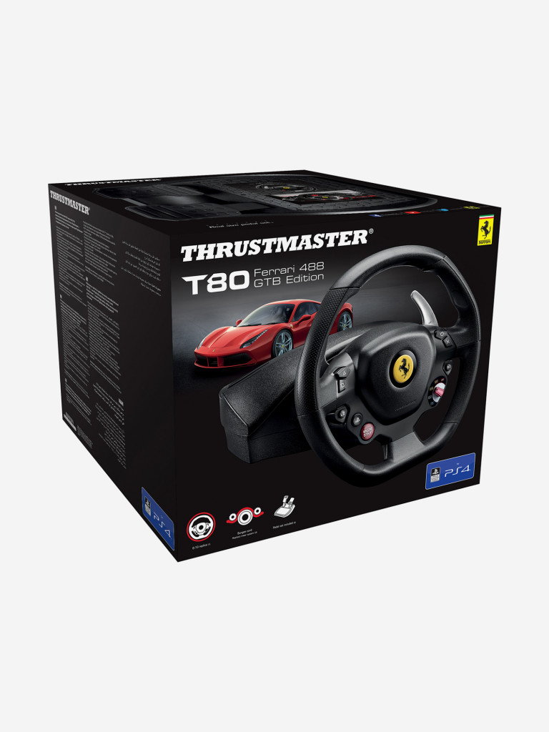 Игровой руль THRUSTMASTER T80 Ferrari 488 GTB Edition