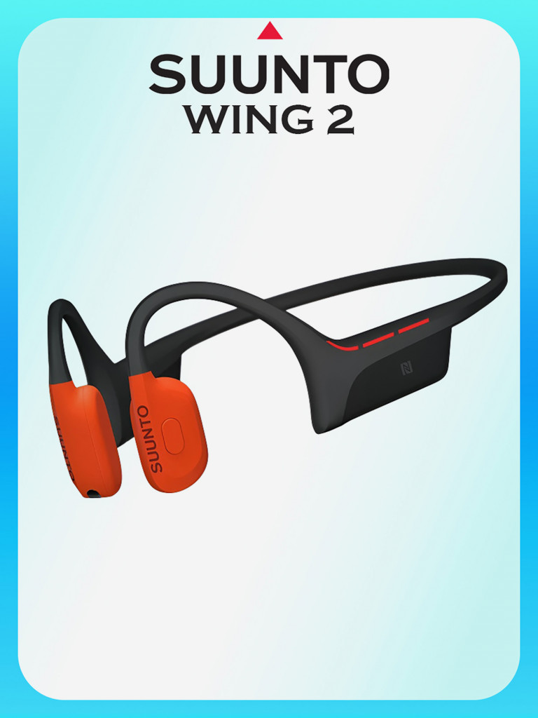 Наушники SUUNTO Wing 2, с внешним аккумулятором, красный