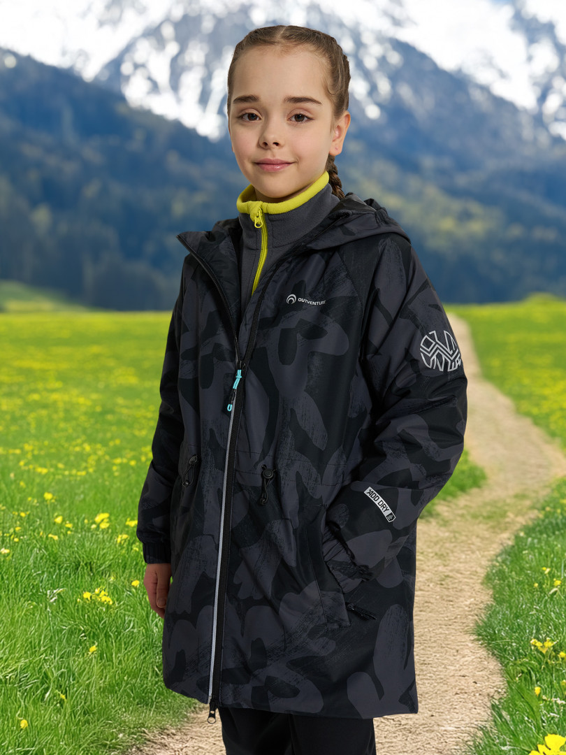 

Легкая куртка для девочек Outventure, Черный