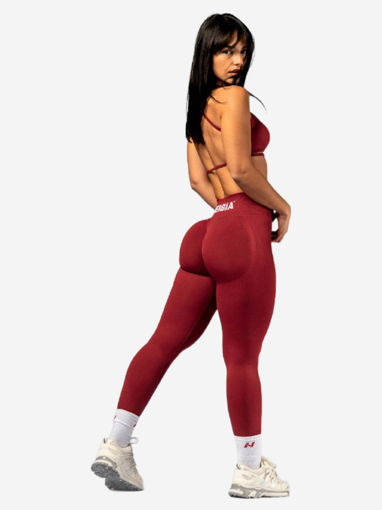 Легинсы женские NEBBIA High-Waist Push-Up Leggings POWER 888 Red