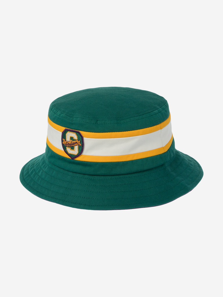 Панама STETSON 1811136 BUCKET COTTON COLOR BLOCK (зеленый)