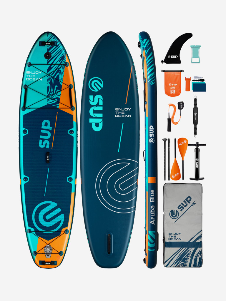Надувная двухслойная SUP-доска E-SUP ARUBA STD, 11'6" 350*86*15 см, сапборд
