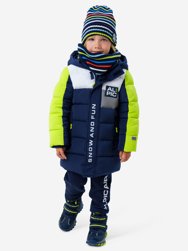 Комплект для мальчика: шапка, снуд PlayToday