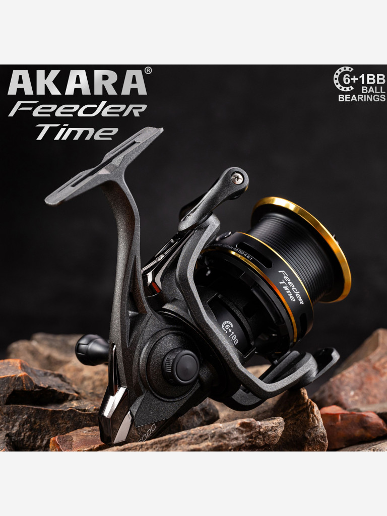 Катушка безынерционная фидерная Akara Feeder Time 5000 6+1bb