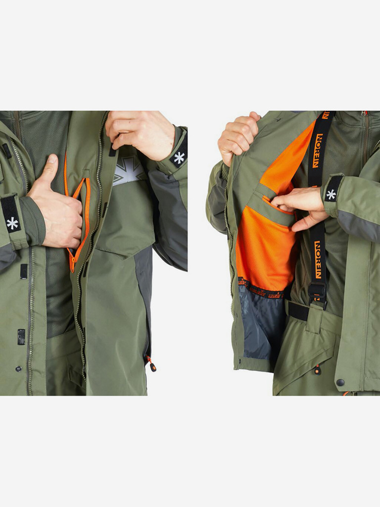 Костюм демисезонный Norfin ALPHA (куртка+полукомбинезон) для рыбалки и охоты