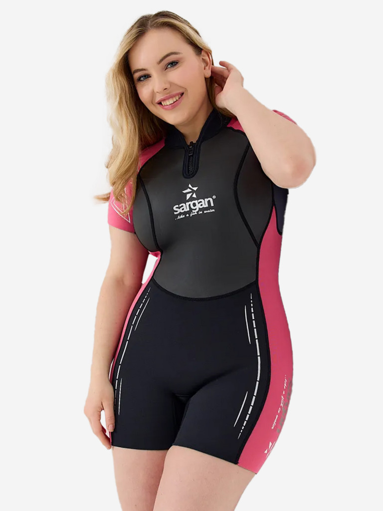Гидрокостюм SARGAN NERO SHORTY LADY 2мм розовый