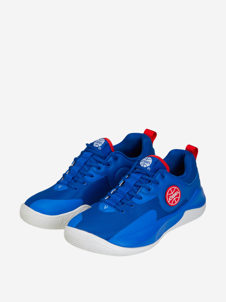 Кроссовки баскетбольные Jogel Launch LOW, цвет синий/красный