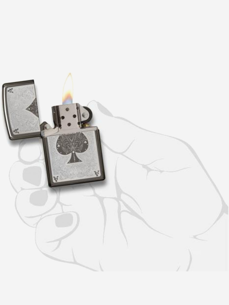 Зажигалка бензиновая ZIPPO 28323 Ace Filigree