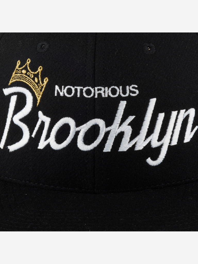 Бейсболка с прямым козырьком HOOD 118-MWL022-NY020-BK Biggie Brooklyn (черный)