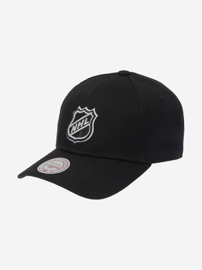 Бейсболка MITCHELL NESS EU1053-NHLLOGO-BLK Logo NHL