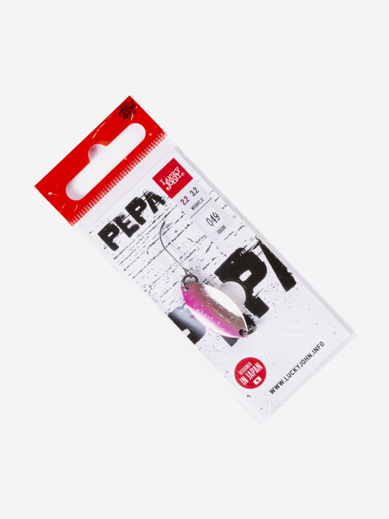 Блесна колеблющаяся Lucky John PEPA, длина 25 мм, вес 02,2г