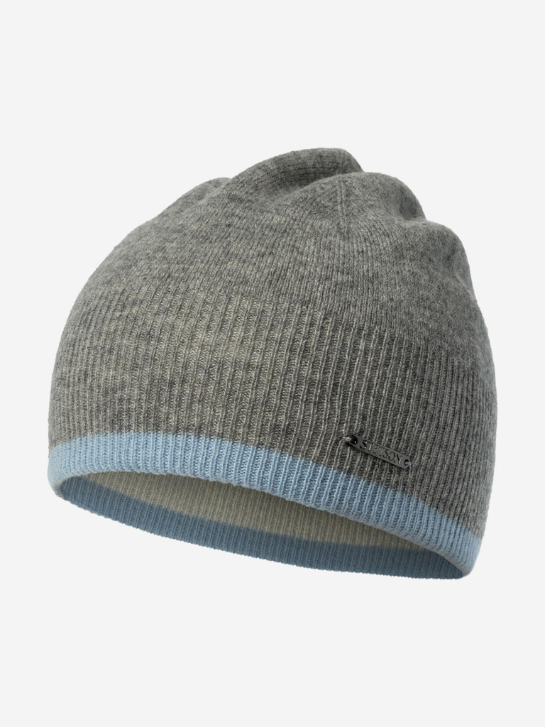 Шапка без отворота STETSON 8699213 BEANIE CASHMERE REVERSIBLE