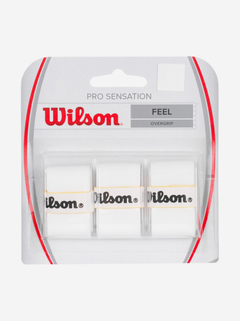 Намотка верхняя Wilson Pro Overgrip Sensation Feel 3Р Белый