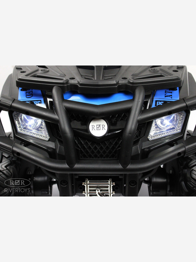 Детский электроквадроцикл RIVERTOYS T001TT 4WD синий