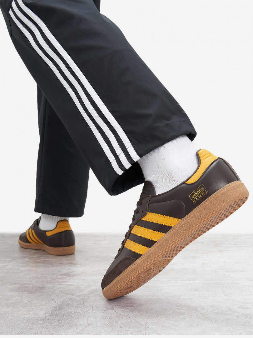 фото Кеды мужские adidas samba og, коричневый