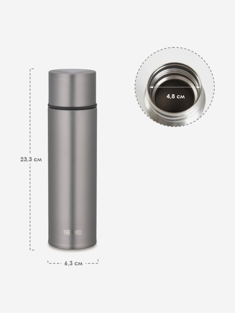 Термос для чая из титана THERMOS 500 мл FJN-500T