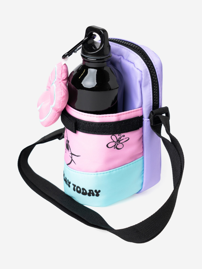 Комплект для девочек: сумка, брелок, бутылка для воды PlayToday