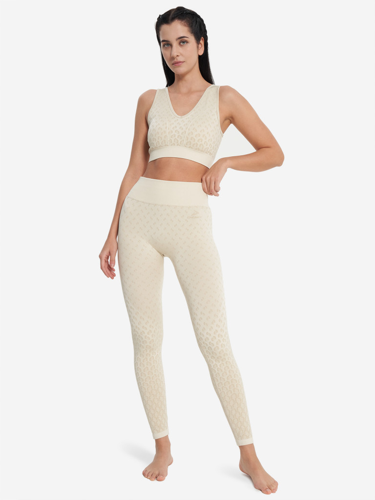 Легинсы женские Demix HighFlow Yoga Seamless Gfx