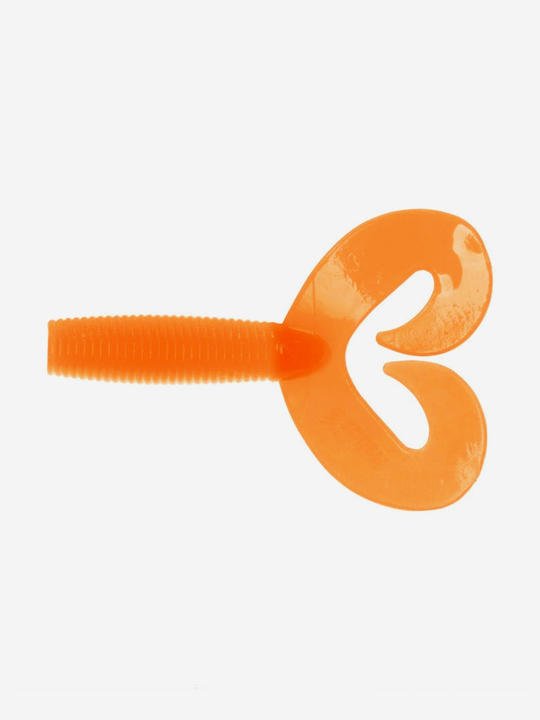 Мягкая приманка Helios Credo Double Tail, 3,54" / 9 см, Orange, 15 штук (HS-28-024-N-15)