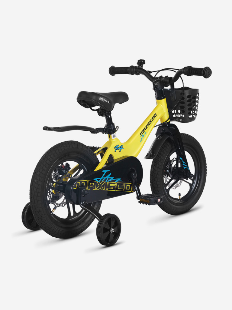 Велосипед детский Maxiscoo JAZZ PRO 14'', желтый матовый, 2026