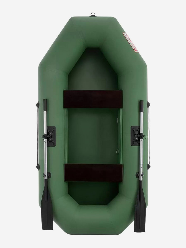 Лодка надувная для рыбалки Тонар Шкипер А280 надувное дно серый