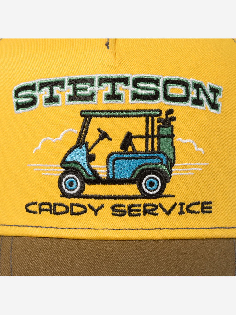 Бейсболка с сеточкой STETSON 7761179 TRUCKER CAP GOLF CADDY SERVICE (желтый)