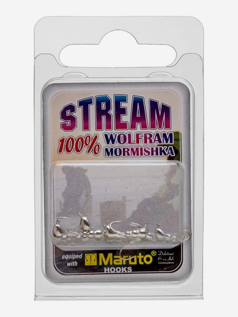 Мормышка Helios вольфрамовая Муравей с ушком 3мм 0,45г Sil (MW-1330-Sil), 10 штук в упаковке