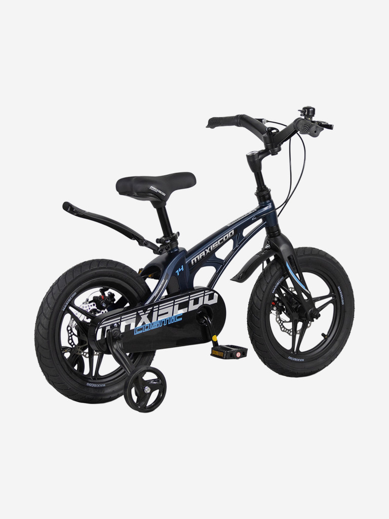 Велосипед детский Maxiscoo COSMIC Deluxe Plus 14'' синий матовый, 2026